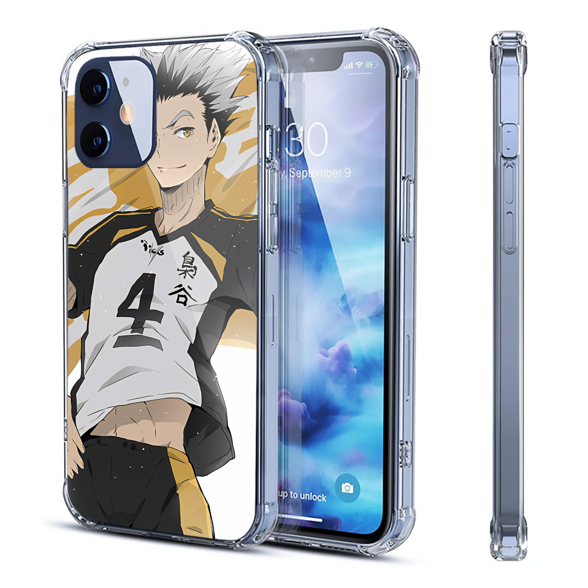 （画像用） ハイキュー!! Haikyu!! 【iPhone 12シリーズ対応】透明スマホケース（クリアソフトケース）
